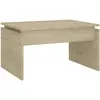 vidaXL Table basse Chêne sonoma 68x50x38 cm Aggloméré