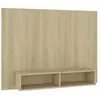 vidaXL Vidaxl Meuble Tv Mural Chêne Sonoma 120x23,5x90 Cm Aggloméré