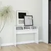 vidaXL Vidaxl Table Console Blanc Brillant 105x30x80 Cm Bois D'ingénierie