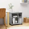 vidaXL Armoire à roulettes Gris béton 60x45x60 cm Aggloméré