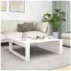 vidaXL Table basse Blanc 100x100x35 cm Aggloméré