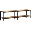vidaXL Meuble TV 150x30x41 cm Bois massif de manguier