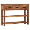 vidaXL Buffet avec 3 tiroirs 110x30x80 cm Bois d'acacia massif