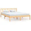 vidaXL Cadre de lit bois de pin massif 160x200 cm