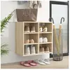 vidaXL Armoire à chaussures Chêne Sonoma 52,5x30x50 cm