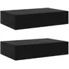vidaXL Housses de salon de jardin 2 pcs 12 oeillets 325x205x70 cm