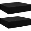 vidaXL Housses de salon de jardin 2 pcs 8 oeillets 200x200x70 cm