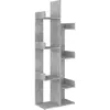 vidaXL Vidaxl Bibliothèque Gris Béton 48x25,5x140 Cm Bois D'ingénierie