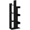 vidaXL Vidaxl Bibliothèque Noir 48x25,5x140 Cm Bois D¿Ingénierie