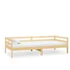 vidaXL Lit bois de pin massif 90x200 cm