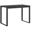 vidaXL Bureau d'ordinateur Noir 110x60x73 cm Aggloméré, Noir