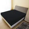 vidaXL Draps-housses Jersey 2 pcs Noir 160x200 cm Coton