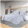 vidaXL Ensemble de housse de couette Gris 220x240 cm Microfibre légère
