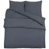 vidaXL Ensemble de housse de couette Anthracite 240x220 cm Microfibre