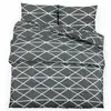 vidaXL Ensemble de housse de couette Gris 240x220 cm Coton
