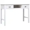 vidaXL Buffet Blanc 108x45x76 cm Bois de Paulownia massif