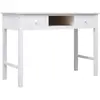 vidaXL Buffet Blanc 108x45x76 cm Bois de Paulownia massif
