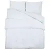 vidaXL Ensemble de housse de couette Blanc 260x240 cm Coton