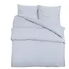 vidaXL Ensemble de housse de couette Gris 135x200 cm Coton