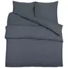 vidaXL Ensemble de housse de couette Anthracite 220x240 cm Coton