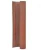 vidaXL Clôture de jardin double face 90x400 cm Marron