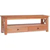 vidaXL Meuble TV 115x30x40 cm Bois d'acajou massif
