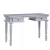 Vidaxl - Bureau 115x50x78 cm Bois d'acajou massif Gris