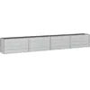 vidaXL Lit surélevé de jardin 320x40x45 cm Acier galvanisé Argenté