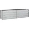 vidaXL Lit surélevé de jardin 160x40x45 cm Acier galvanisé Argenté