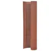 vidaXL Clôture de jardin double face 110x400 cm Marron