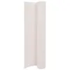 vidaXL Clôture de jardin double face 110x500 cm Blanc