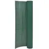 vidaXL Clôture de jardin double face 110x500 cm Vert