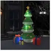 vidaXL Sapin de Noël gonflable avec LED Int/Ext 240 cm