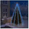 vidaXL Guirlande lumineuse d'arbre de Noël 400 LED Bleu 400 cm