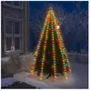 vidaXL Guirlande lumineuse d'arbre de Noël 300 LED colorées 300 cm