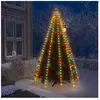 vidaXL Guirlande lumineuse d'arbre de Noël 250 LED colorées 250 cm