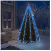 vidaXL Guirlande lumineuse d'arbre de Noël 300 LED Bleu 300 cm