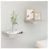 vidaXL Étagères murales flottantes 2 pcs gris béton 23x23,5x3,8 cm MDF