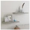 vidaXL Étagères murales flottantes 2 pcs gris béton 60x23,5x3,8 cm MDF