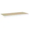 vidaXL Étagère flottante murale chêne et blanc 80x23,5x3,8 cm MDF
