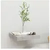 vidaXL Étagère murale flottante gris béton 23x23,5x3,8 cm MDF