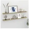 vidaXL Étagères murales 2 pcs blanc et chêne sonoma 100x9x3 cm