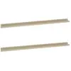 vidaXL Étagères murales 2 pcs chêne sonoma 115x9x3 cm