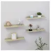 vidaXL Étagères murales 4 pcs chêne sonoma 40x9x3 cm