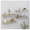 vidaXL Étagères murales 4 pcs chêne sonoma 60x9x3 cm