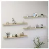 vidaXL Étagères murales 4 pcs chêne sonoma 100x9x3 cm