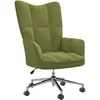 vidaXL Vidaxl Chaise De Relaxation Vert Clair Velours