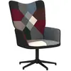 vidaXL Chaise de relaxation Patchwork Tissu
