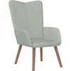 vidaXL Chaise de relaxation Gris clair Velours