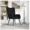 vidaXL Chaise de relaxation Noir Velours